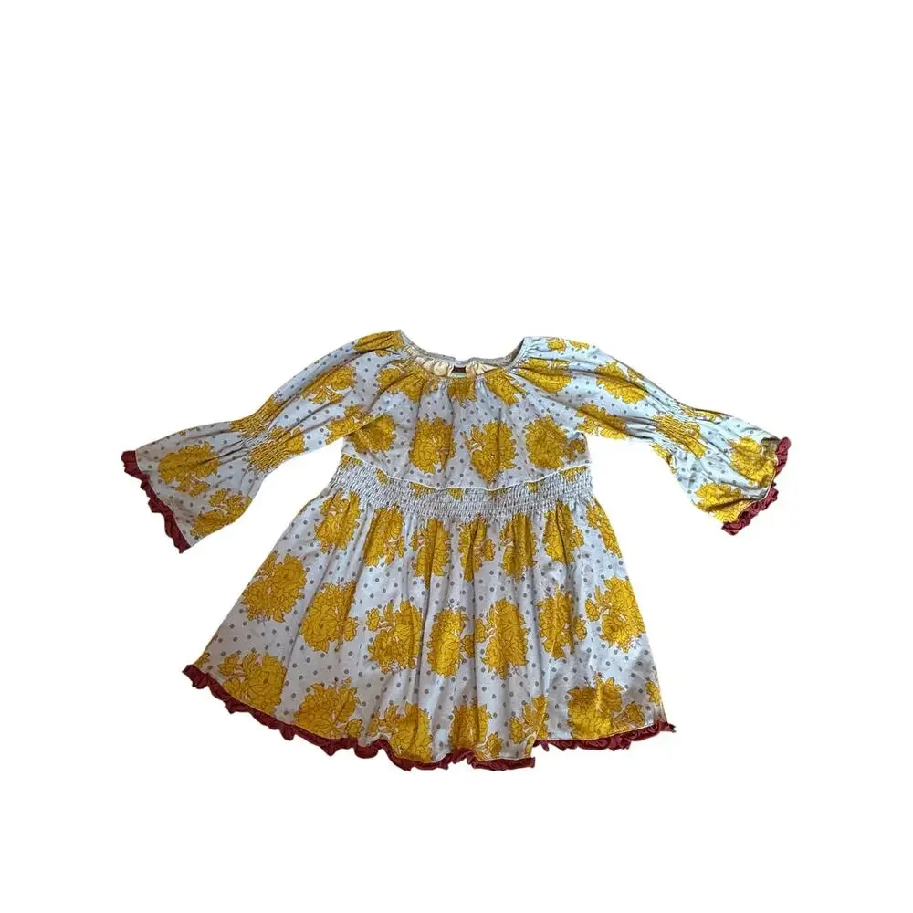 Matilda Jane Character Counts Amelie Peasant Top Girls Size 6 Cottage Floral